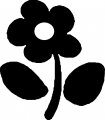 Motif à tricoter fleurs/fleur3
