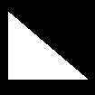 Gabarit triangle rectangle